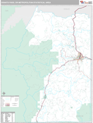 Grants Pass Metro Area Digital Map Premium Style